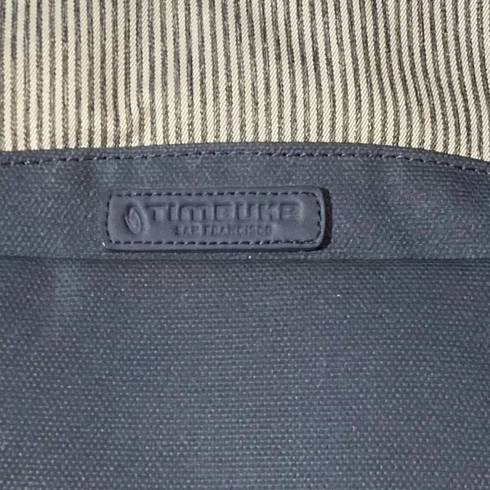 Timbuk2 Navy & Stripe Convertible Messenger Bag Polka Dot Interior